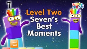 All the Best Seven Moments! | Level 2 | Numberblocks - Kingdom Kids Zone, Little Learners - Numberblocks