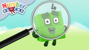 @Numberblocks- Can You Find Four? | Number Spotting Challenge | Cartoons for Kids - Kingdom Kids Zone, Little Learners - Numberblocks