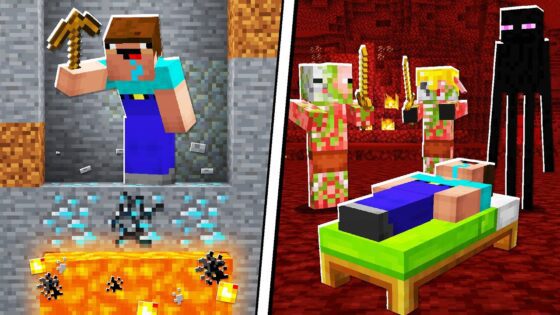 FUNNIEST FAILS with MY NOOB FRIEND in Minecraft! - Gameplay, Kingdom Kids Zone, Minecraft - EYstreem