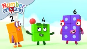 @Numberblocks- Sporty Math Exercises | Learn to Count - Kingdom Kids Zone, Little Learners - Numberblocks