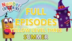 @Numberblocks- #SummerLearning – Yellow Level Three | Full Episodes 28-30 - Kingdom Kids Zone, Little Learners - Numberblocks