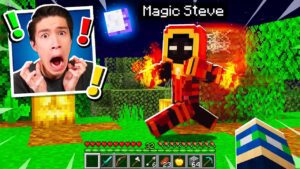 I FOUND MAGIC STEVE IN MINECRAFT! (EP23 Scary Survival 2) - Gameplay, Kingdom Kids Zone, Minecraft - EYstreem