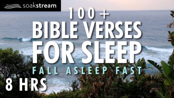SPENDING TIME WITH JESUS BY THE OCEAN | 100+ Bible Verses For Sleep | Ocean Waves Sounds - Hope & Healing, Meditations - SOAKSTREAM - Healing Scriptures