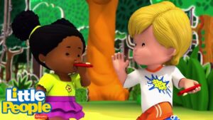 Music In The Jungle! ⭐️ Little People | Cartoons for Kids | Videos for kids - Kids TV Series, Kingdom Kids Zone - Little People - Fisher Price