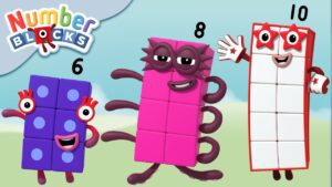 @Numberblocks- #BacktoSchool | Math Problem Solving with Numbers 6-10 | Learn to Count - Kingdom Kids Zone, Little Learners - Numberblocks