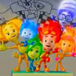 Fixies are all Winners | The Fixies | Who won the Race? - Kingdom Kids Zone, Little Learners - The Fixies