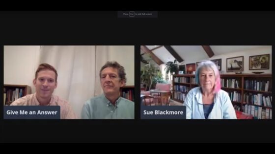 Dr. Susan Blackmore – "Free Will or Determined?" The Atonement, We're In Charge or God is In Charge! - Debates, Truth Seekers - Give Me An Answer with Stuart & Cliffe Knechtle