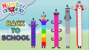 @Numberblocks- #BacktoSchool | Meet Numbers 6-10 | Learn to Count - Kingdom Kids Zone, Little Learners - Numberblocks
