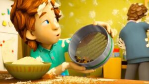 Cooking with Friends | The Fixies | How do Sieves Work - Kingdom Kids Zone, Little Learners - The Fixies