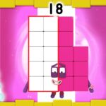 @Numberblocks- #BacktoSchool | Level Three | All the Best Eighteen Moments - Kingdom Kids Zone, Little Learners - Numberblocks