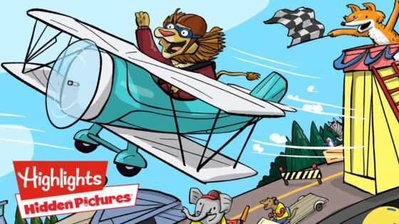 Can You Find the Hidden Paper Airplanes? | Hidden Pictures | Highlights - Kingdom Kids Zone, Little Learners - Highlights Kids