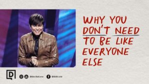 Why You Don't Need To Be Like Everyone Else | Joseph Prince - Healing Grace, Hope & Healing - Joseph Prince