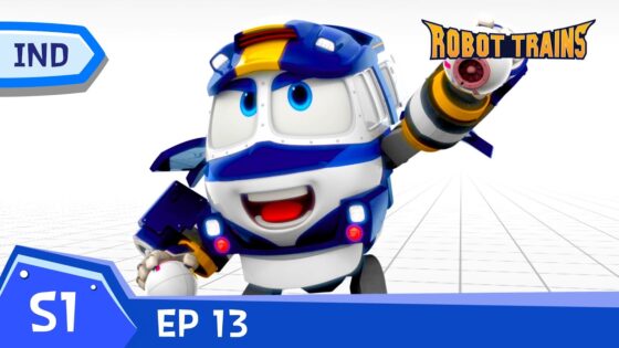 Robot Trains | #13 | Uninvited Guest | Episode penuh | Bahasa Indonesian | animasi untuk anak-anak - Kids TV Series, Kingdom Kids Zone - Robot Trains official