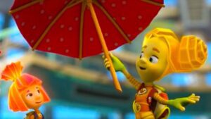 Its Pouring with Rain | The Fixies | The Umbrella - Kingdom Kids Zone, Little Learners - The Fixies