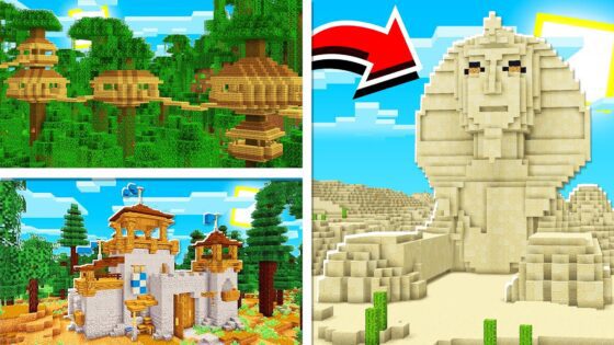 5 STRUCTURES That Could Be in the Next Minecraft UPDATE! - Gameplay, Kingdom Kids Zone, Minecraft - EYstreem