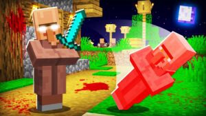 This Minecraft VILLAGE is Hiding a VERY DARK SECRET⦠(EP29 Scary Survival 2) - Gameplay, Kingdom Kids Zone, Minecraft - EYstreem