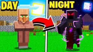 How to Tell if a VILLAGE IS CURSED in Minecraft! (EP30 Scary Survival 2) - Gameplay, Kingdom Kids Zone, Minecraft - EYstreem