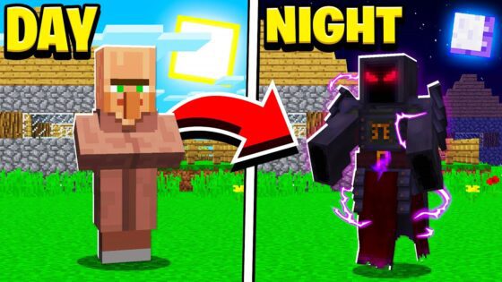 How to Tell if a VILLAGE IS CURSED in Minecraft! (EP30 Scary Survival 2) - Gameplay, Kingdom Kids Zone, Minecraft - EYstreem