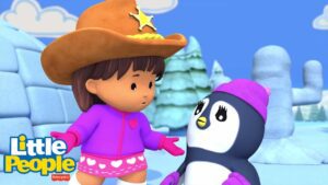 Searching For The Baby Penguins! ⭐@Little People – Fisher Price ⭐New Season! ⭐ - Kids TV Series, Kingdom Kids Zone - Little People - Fisher Price