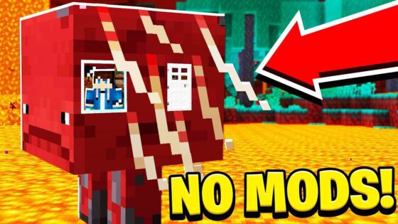 How to LIVE Inside a STRIDER in Minecraft Tutorial! (NO MODS!) - Gameplay, Kingdom Kids Zone, Minecraft - EYstreem