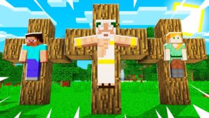 How to Summon GOD in Minecraft! (EP31 Scary Survival 2) - Gameplay, Kingdom Kids Zone, Minecraft - EYstreem