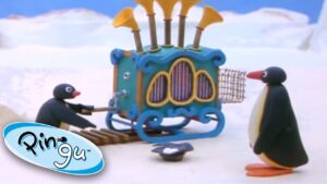 Pingu and the Barrel Organ 📣 | Pingu Official | Cartoons for Kids - Kids (0-5), Kingdom Kids Zone - Pingu - Official Channel