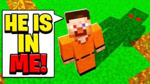 TEST STEVE IS POSSESSED! (EP32 Scary Survival 2) - Gameplay, Kingdom Kids Zone, Minecraft - EYstreem