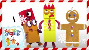 @Numberblocks- #Christmas | Can You Spot the Gingerbread Man? | Character Spotting - Kingdom Kids Zone, Little Learners - Numberblocks
