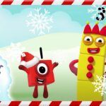 @Numberblocks- #Christmas | Numberblocks | Can You Spot Santa? | Character Spotting - Kingdom Kids Zone, Little Learners - Numberblocks