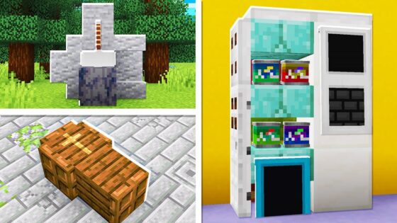 5 Things You Didn't Know You Could Build in Minecraft! (NO MODS!) - Gameplay, Kingdom Kids Zone, Minecraft - EYstreem