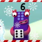Christmas Advent Calendar – Six | Numberblocks Christmas 2022 Countdown - Kingdom Kids Zone, Little Learners - Numberblocks