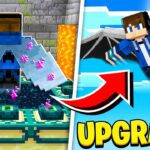 UPGRADING ELYTRA into DRAGON WINGS in Minecraft! (EP34 Scary Survival 2) - Gameplay, Kingdom Kids Zone, Minecraft - EYstreem
