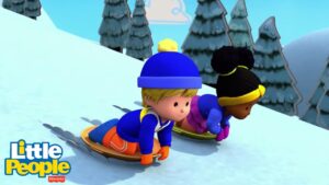 Slipping And Sliding In The Snow! ⭐ @littlepeople ⭐New Season! ⭐ - Kids TV Series, Kingdom Kids Zone - Little People - Fisher Price