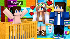 MY GIRLFRIEND AND ME HAD A BABY?! (Minecraft) - Gameplay, Kingdom Kids Zone, Minecraft - EYstreem