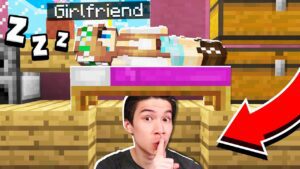 My GIRLFRIEND Had NO CLUE I Was In HER SECRET Minecraft Base! - Gameplay, Kingdom Kids Zone, Minecraft - EYstreem