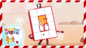 Christmas Advent Calendar – Twelve | Numberblocks Christmas 2022 Countdown - Kingdom Kids Zone, Little Learners - Numberblocks