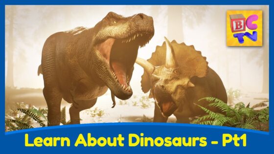 Learn About Dinosaurs Part 1 | T-Rex, Triceratops and More | Educational Video for Kids - Kingdom Kids Zone, Little Learners - Brain Candy TV