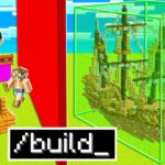 I CHEATED in a BUILD BATTLE Using AUTO BUILD MOD in Minecraft! - Gameplay, Kingdom Kids Zone, Minecraft - EYstreem