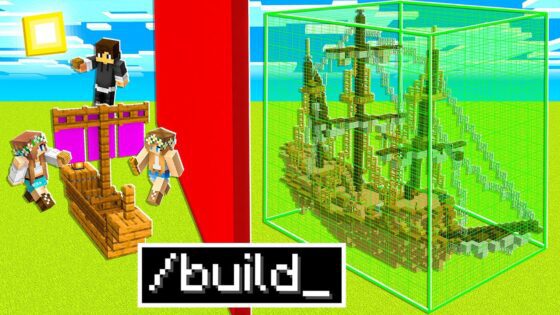 I CHEATED in a BUILD BATTLE Using AUTO BUILD MOD in Minecraft! - Gameplay, Kingdom Kids Zone, Minecraft - EYstreem