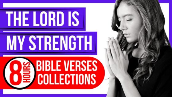 Strength Bible verses for sleep with God's Word ON! The Lord is my strength Peaceful Scriptures - Hope & Healing, Meditations - Peaceful Scriptures Official