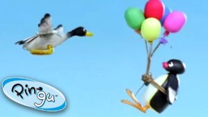 Pingu Flies Away on a Balloon! 🎈 | Pingu Official | Cartoons for Kids - Kids (0-5), Kingdom Kids Zone - Pingu - Official Channel