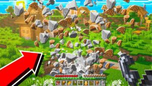 BREAKING Minecraft With REALISTIC PHYSICS TROLL! - Gameplay, Kingdom Kids Zone, Minecraft - EYstreem