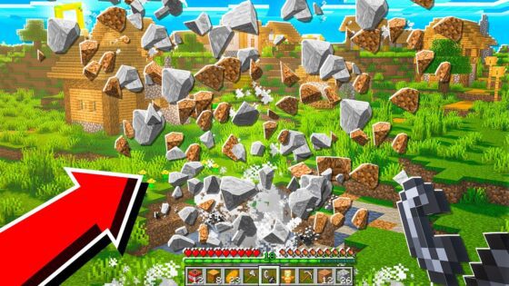 BREAKING Minecraft With REALISTIC PHYSICS TROLL! - Gameplay, Kingdom Kids Zone, Minecraft - EYstreem