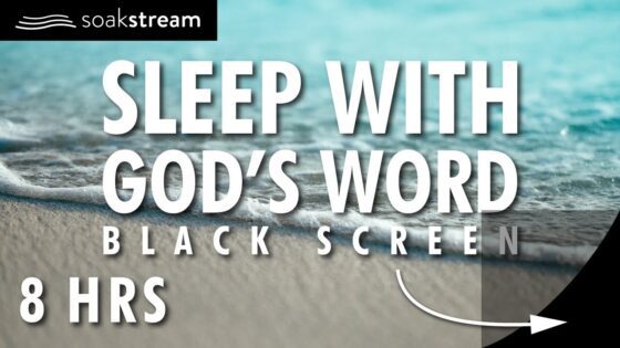 SOAK IN GOD'S WORD | BLACK SCREEN | 100+ Bible Verses For Sleep - Hope & Healing, Meditations - SOAKSTREAM - Healing Scriptures