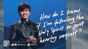 How Do I Know If I’m Following The Holy Spirit Or Just Hearing Myself? | Joseph Prince - Healing Grace, Hope & Healing - Joseph Prince
