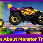 Learn About Monster Trucks and Internal Combustion Engines for Kids | Monster Truck Stunts and More - Kingdom Kids Zone, Little Learners - Brain Candy TV
