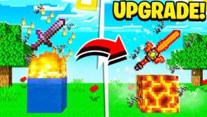 How to UPGRADE WEAPONS with FIRE in Minecraft! - Gameplay, Kingdom Kids Zone, Minecraft - EYstreem