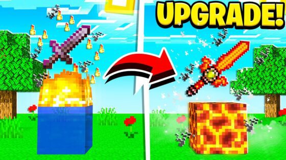 How to UPGRADE WEAPONS with FIRE in Minecraft! - Gameplay, Kingdom Kids Zone, Minecraft - EYstreem