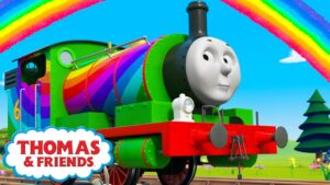 Thomas & Friends™ | Percy’s Rainbow Surprise! | NEW | The Sodor Springtime Parade | Kids Cartoon - Kids TV Series, Kingdom Kids Zone - Thomas & Friends