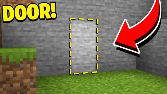 How to Build an Easy Hidden Door in Minecraft! #Shorts - Gameplay, Kingdom Kids Zone, Minecraft - EYstreem